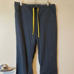 Black cargo style pants